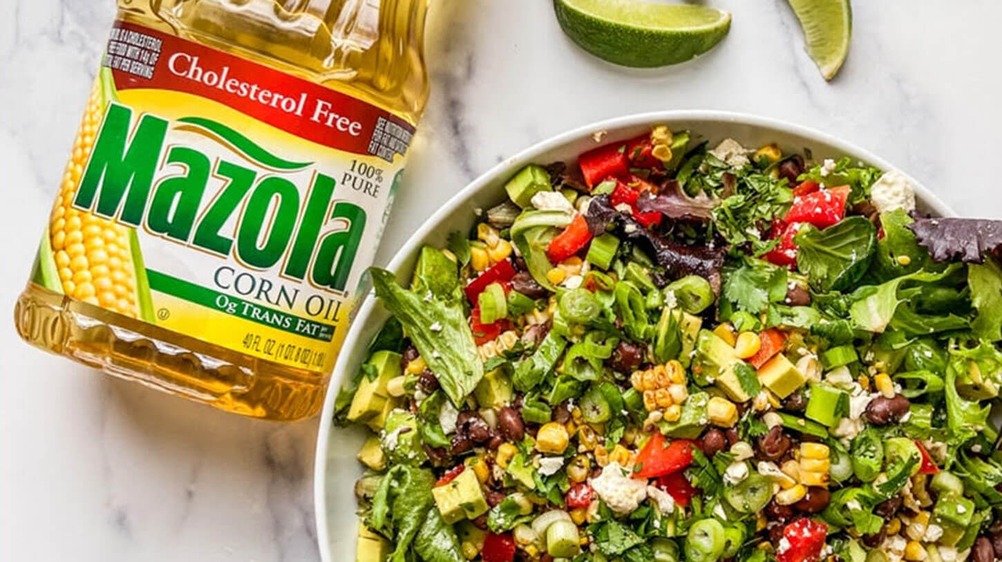 Grilled Corn and Black Bean Salad Recipe Mazola®