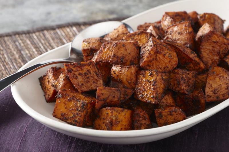 Sweet and Spicy Roasted Sweet Potatoes Recipe Mazola®